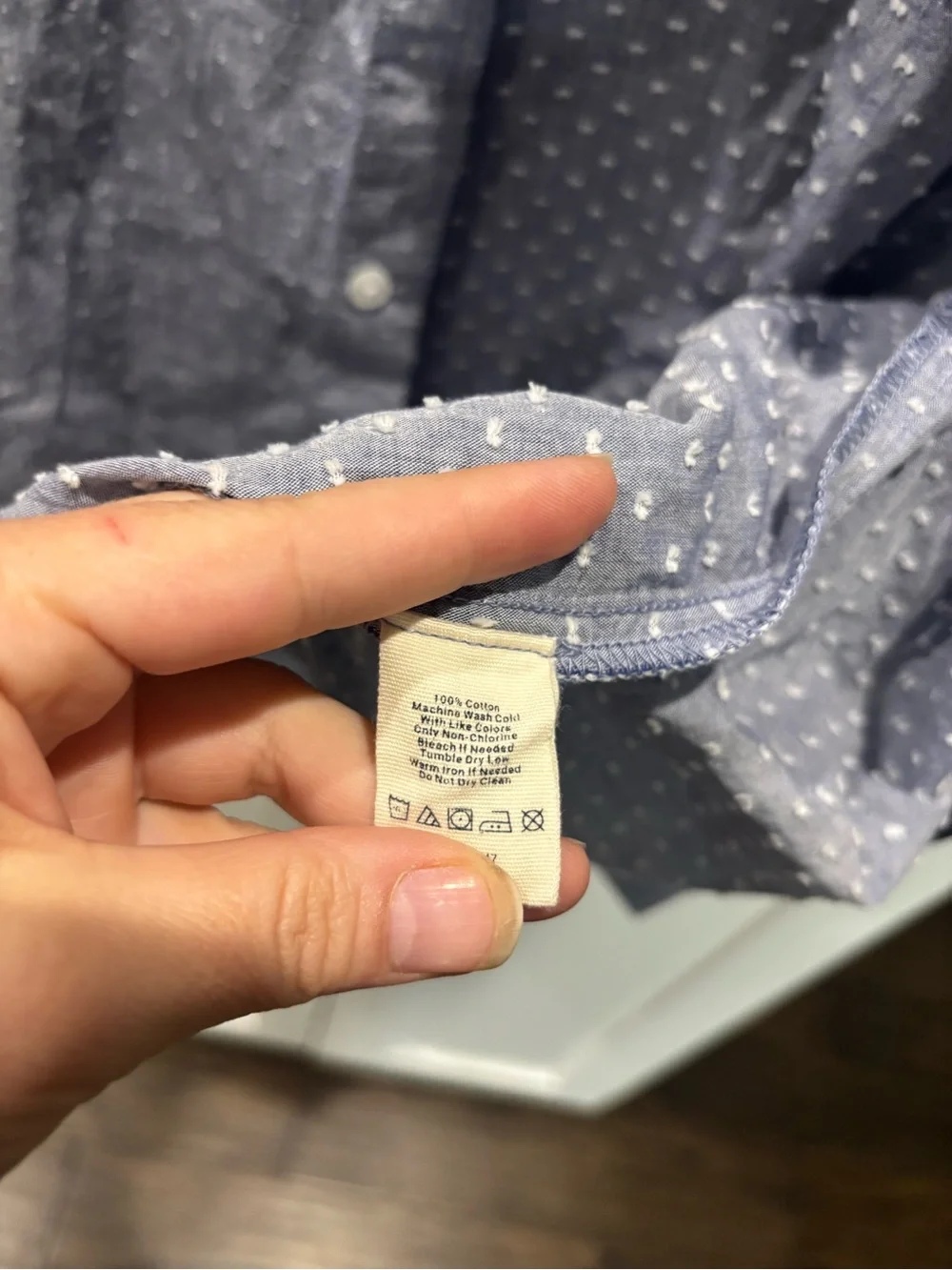 The Normal Brand Men's Blue Short-Sleeve Button-Down Shirt - Picture 5 of 5